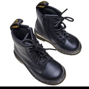 Dr. Martens 1460T Boots Side Zip Lace-up Black